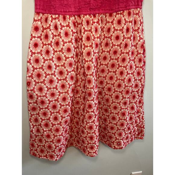 Fei Women’s Size 12 Pink Floral Embroidered Racerback Midi Dress Made in India - Picture 4 of 6